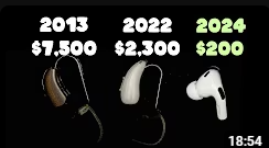 airpod hearing aid vs older models